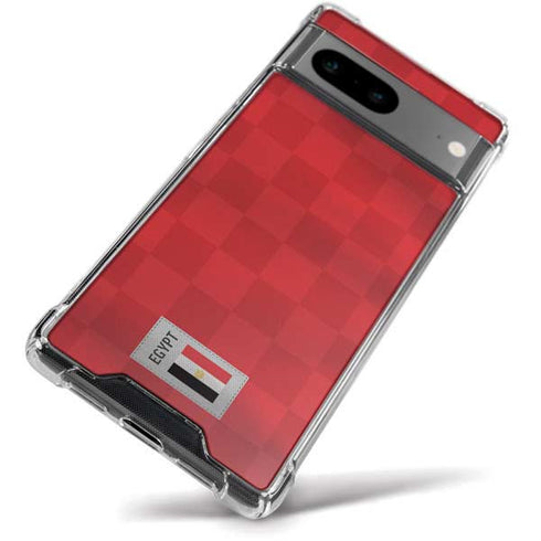 Egypt Soccer Flag Google Pixel 8a Clear Case